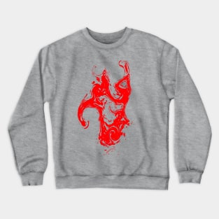 The mystery of red and its power Crewneck Sweatshirt